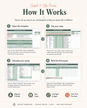Load image into Gallery viewer, Influencer Brand Deal Pricing Calculator &amp; Workbook for Content Creators, UGC, Cosplay. Google Sheets &amp; Excel
