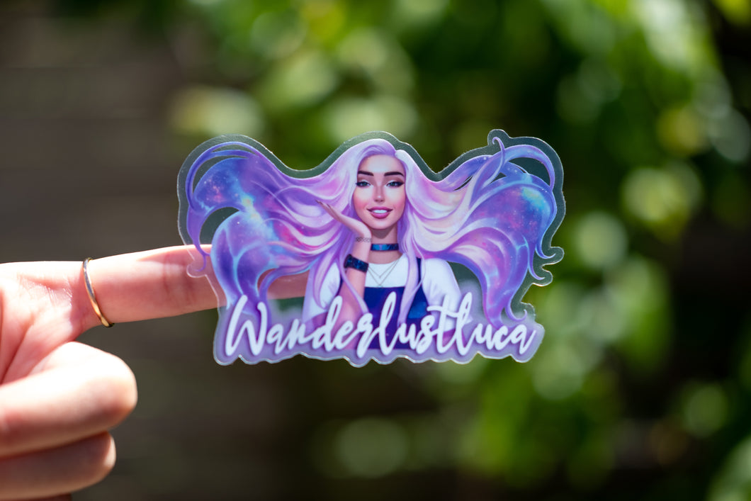 WanderlustLuca Transparent Sticker