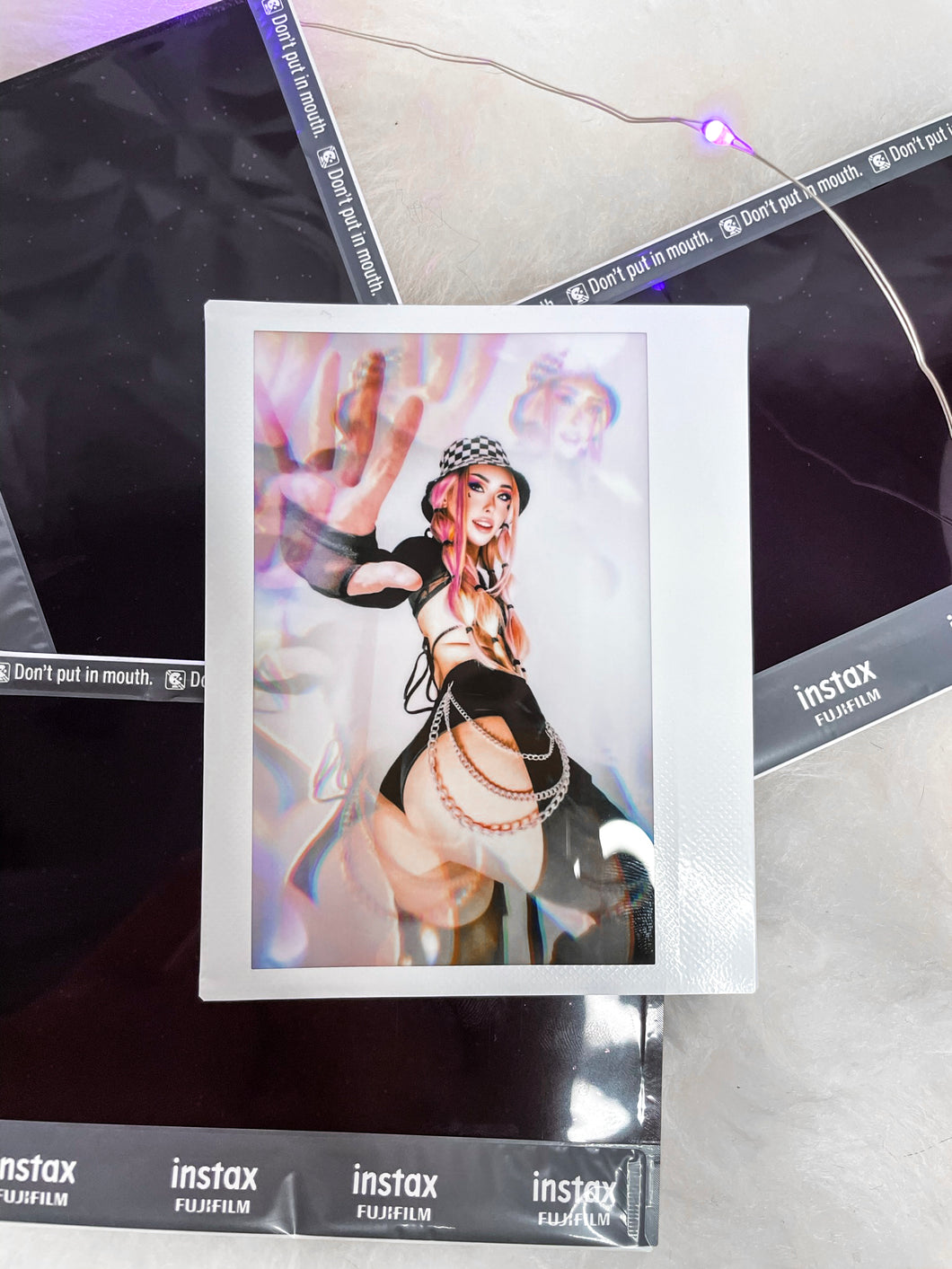 Rave Babe Polaroid