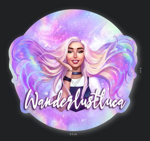 WanderlustLuca Holographic Sticker